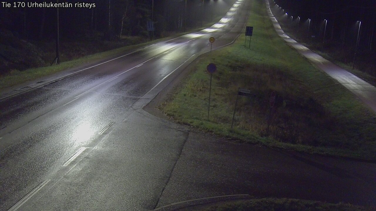 Kelikamerat Kuva Tie 170 Virolahti Urheilukentän risteys, Virolahti, Kymenlaakso