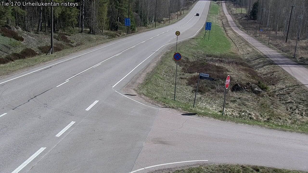 Kelikamerat Kuva Tie 170 Virolahti Urheilukentän risteys, Virolahti, Kymenlaakso