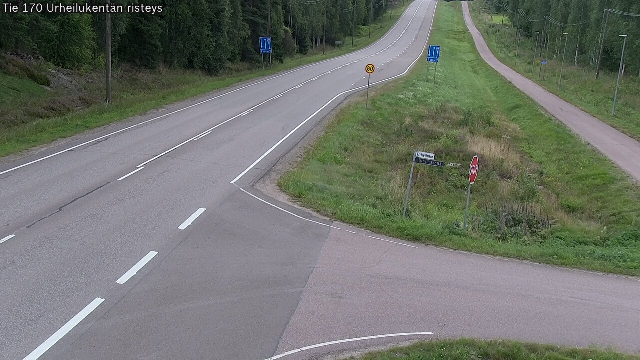 Kelikamerat Kuva Tie 170 Virolahti Urheilukentän risteys, Virolahti, Kymenlaakso