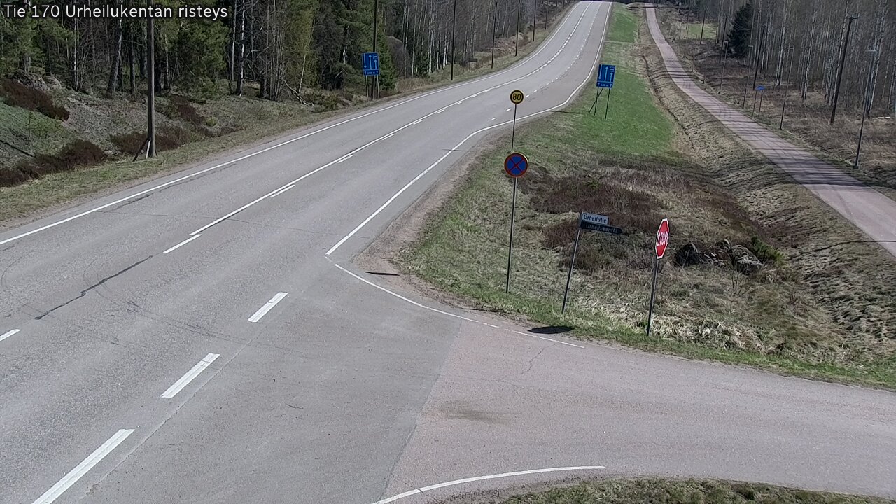 Kelikamerat Kuva Tie 170 Virolahti Urheilukentän risteys, Virolahti, Kymenlaakso