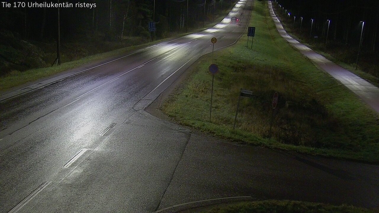 Kelikamerat Kuva Tie 170 Virolahti Urheilukentän risteys, Virolahti, Kymenlaakso