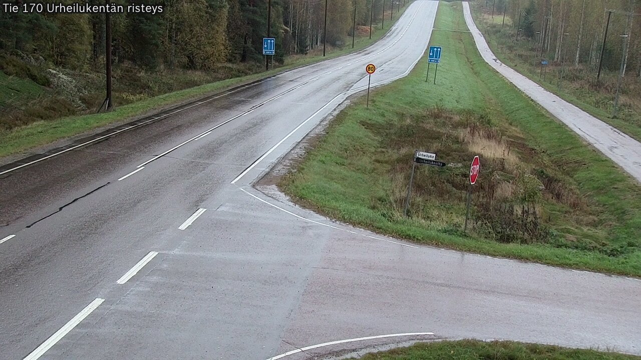 Kelikamerat Kuva Tie 170 Virolahti Urheilukentän risteys, Virolahti, Kymenlaakso