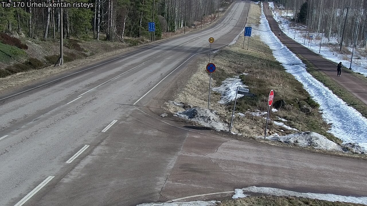 Kelikamerat Kuva Tie 170 Virolahti Urheilukentän risteys, Virolahti, Kymenlaakso