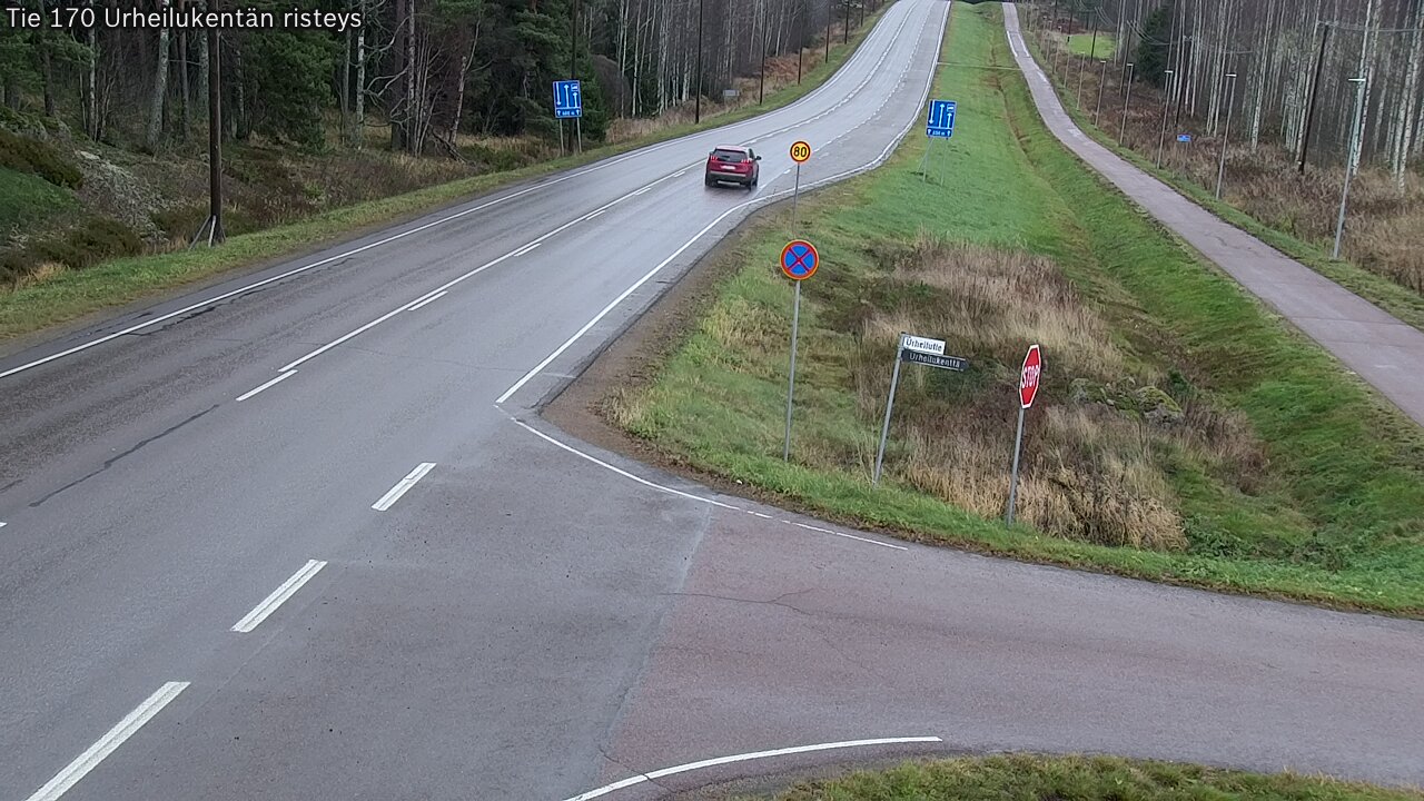 Kelikamerat Kuva Tie 170 Virolahti Urheilukentän risteys, Virolahti, Kymenlaakso