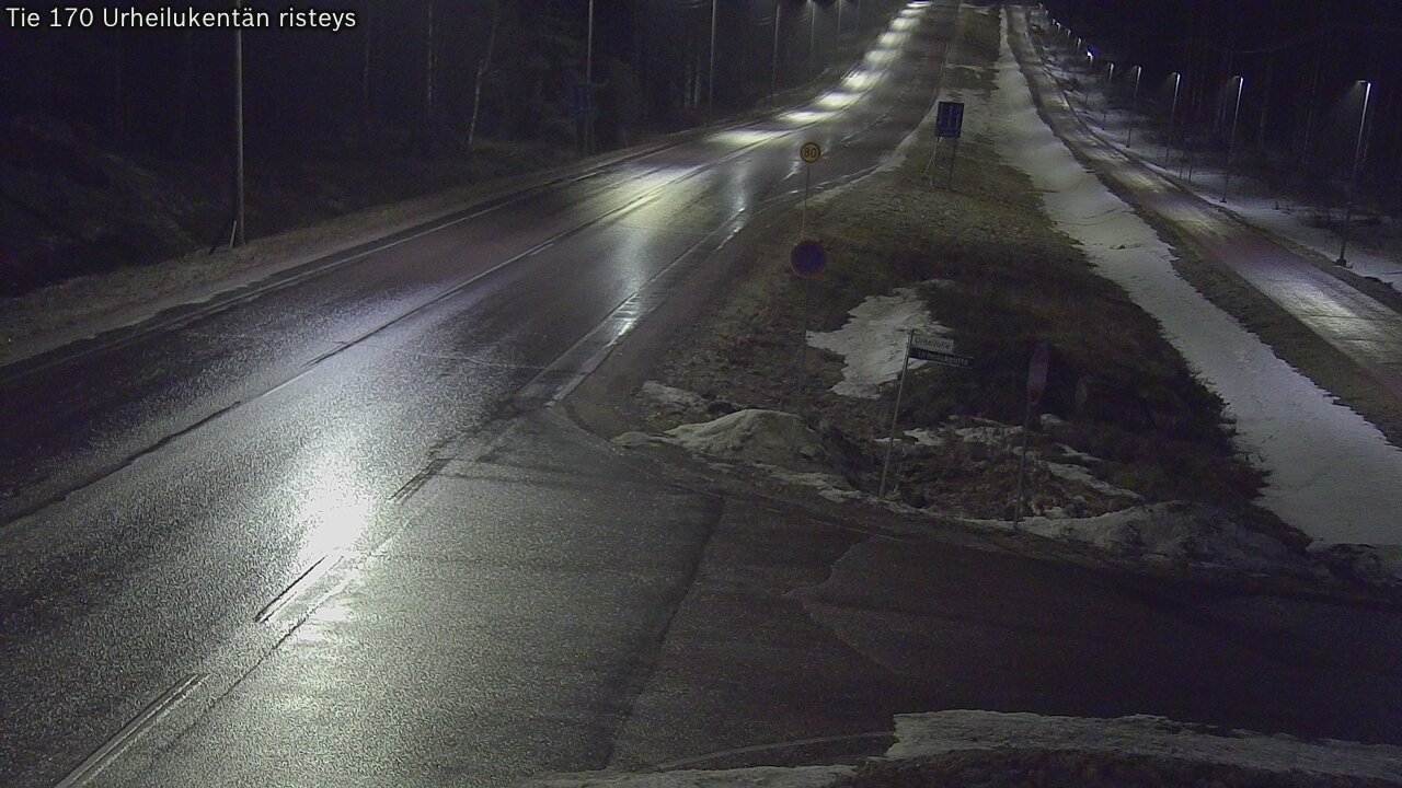 Kelikamerat Kuva Tie 170 Virolahti Urheilukentän risteys, Virolahti, Kymenlaakso