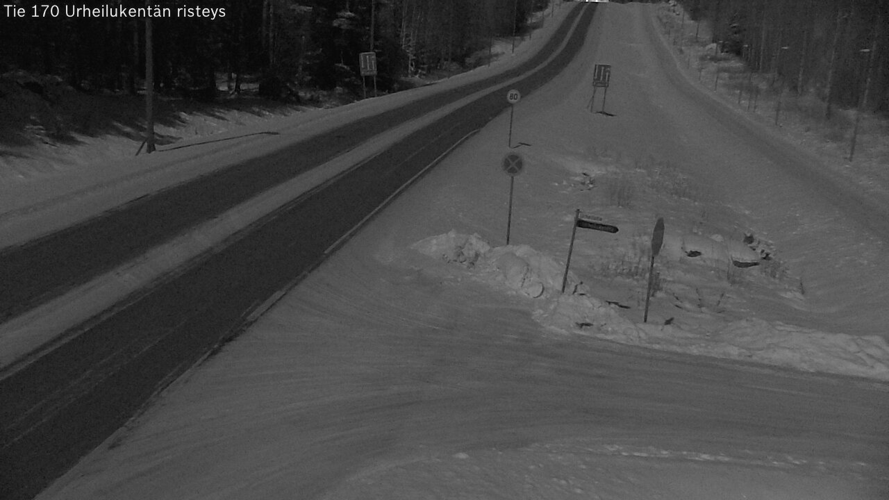 Kelikamerat Kuva Tie 170 Virolahti Urheilukentän risteys, Virolahti, Kymenlaakso