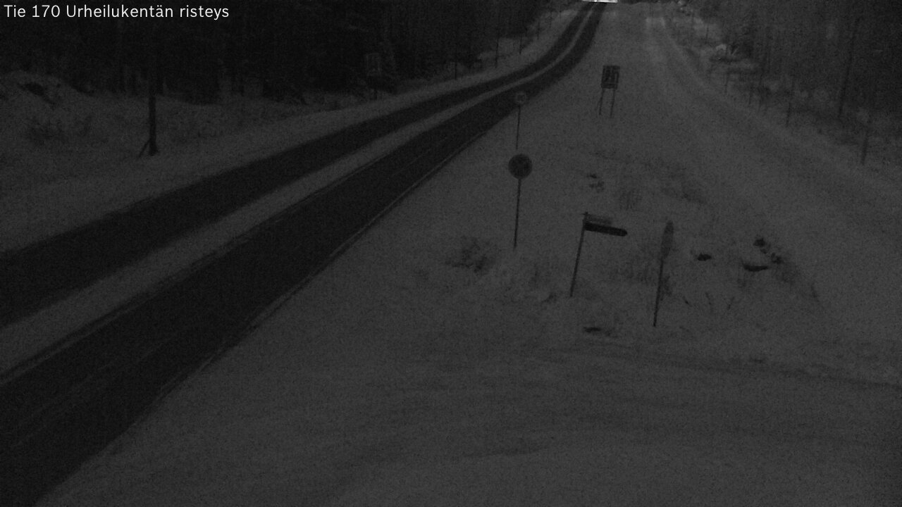 Kelikamerat Kuva Tie 170 Virolahti Urheilukentän risteys, Virolahti, Kymenlaakso