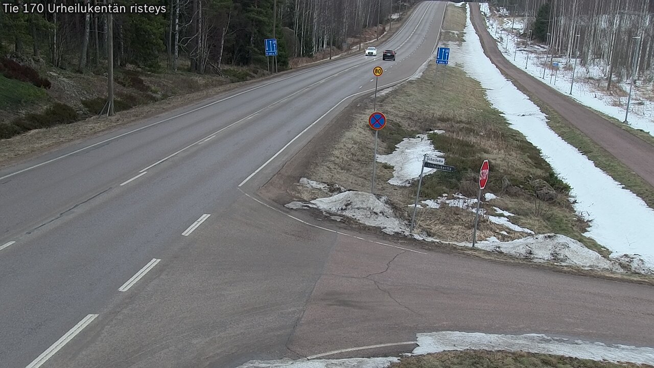 Kelikamerat Kuva Tie 170 Virolahti Urheilukentän risteys, Virolahti, Kymenlaakso