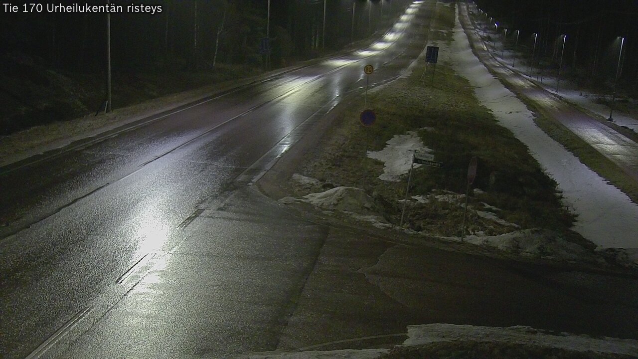 Kelikamerat Kuva Tie 170 Virolahti Urheilukentän risteys, Virolahti, Kymenlaakso