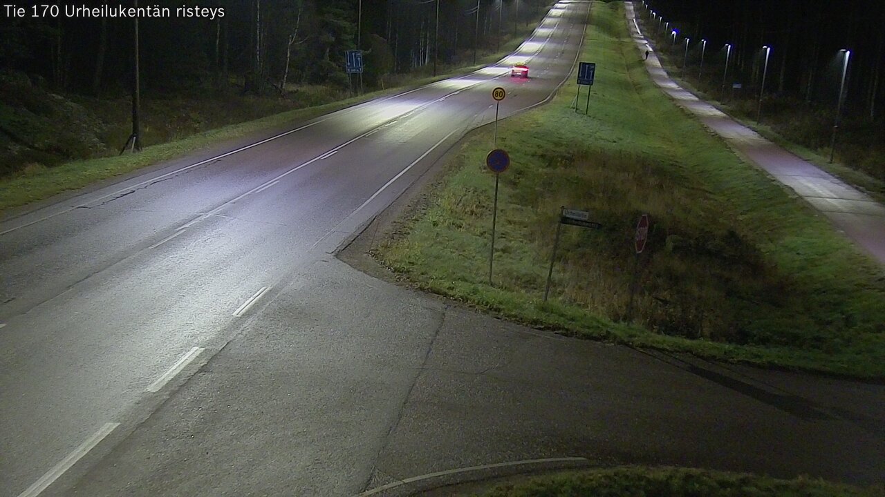 Kelikamerat Kuva Tie 170 Virolahti Urheilukentän risteys, Virolahti, Kymenlaakso