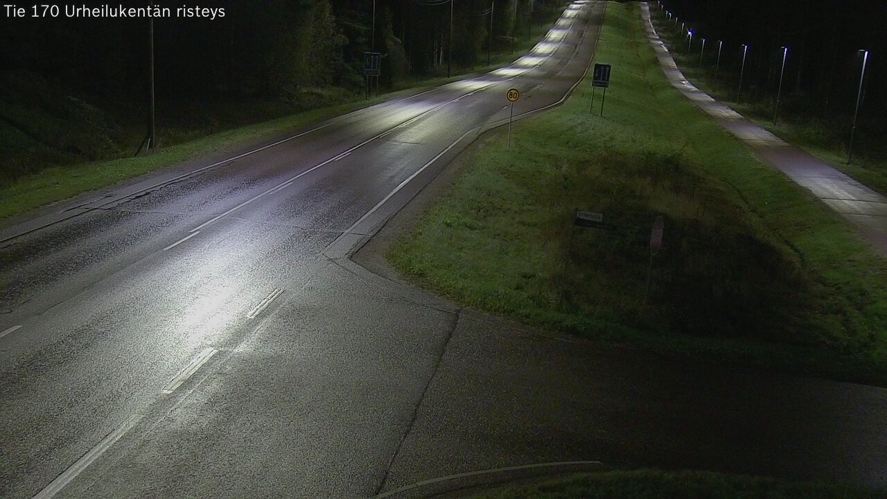 Kelikamerat Kuva Tie 170 Virolahti Urheilukentän risteys, Virolahti, Kymenlaakso