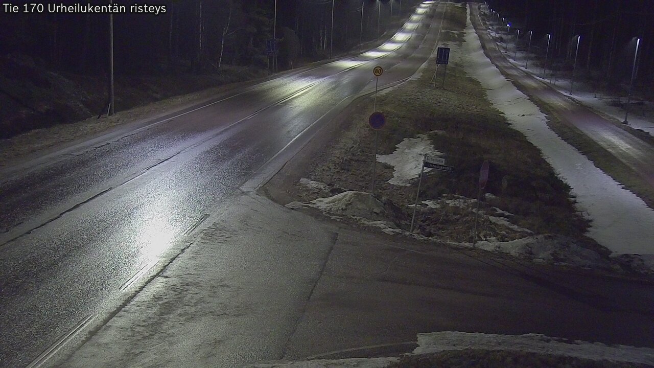 Kelikamerat Kuva Tie 170 Virolahti Urheilukentän risteys, Virolahti, Kymenlaakso