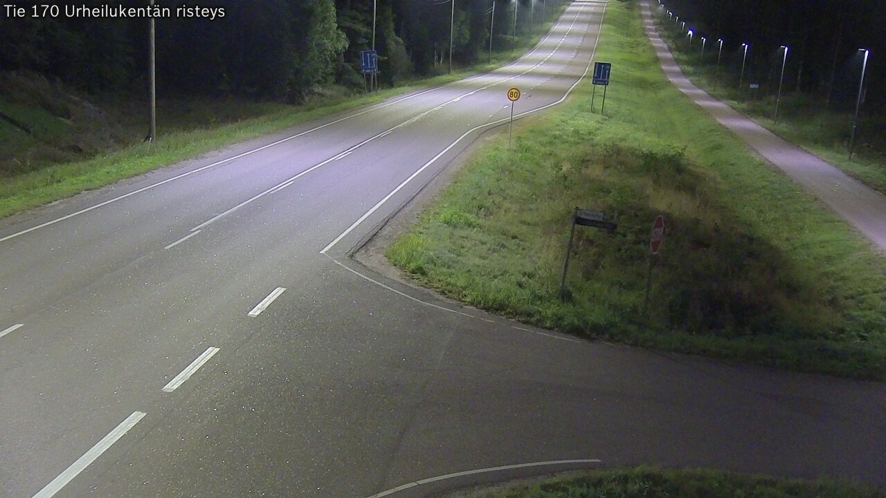 Kelikamerat Kuva Tie 170 Virolahti Urheilukentän risteys, Virolahti, Kymenlaakso