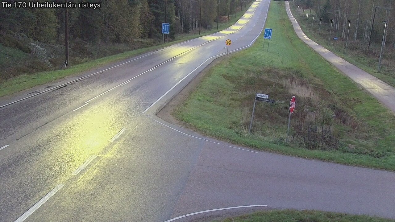 Kelikamerat Kuva Tie 170 Virolahti Urheilukentän risteys, Virolahti, Kymenlaakso