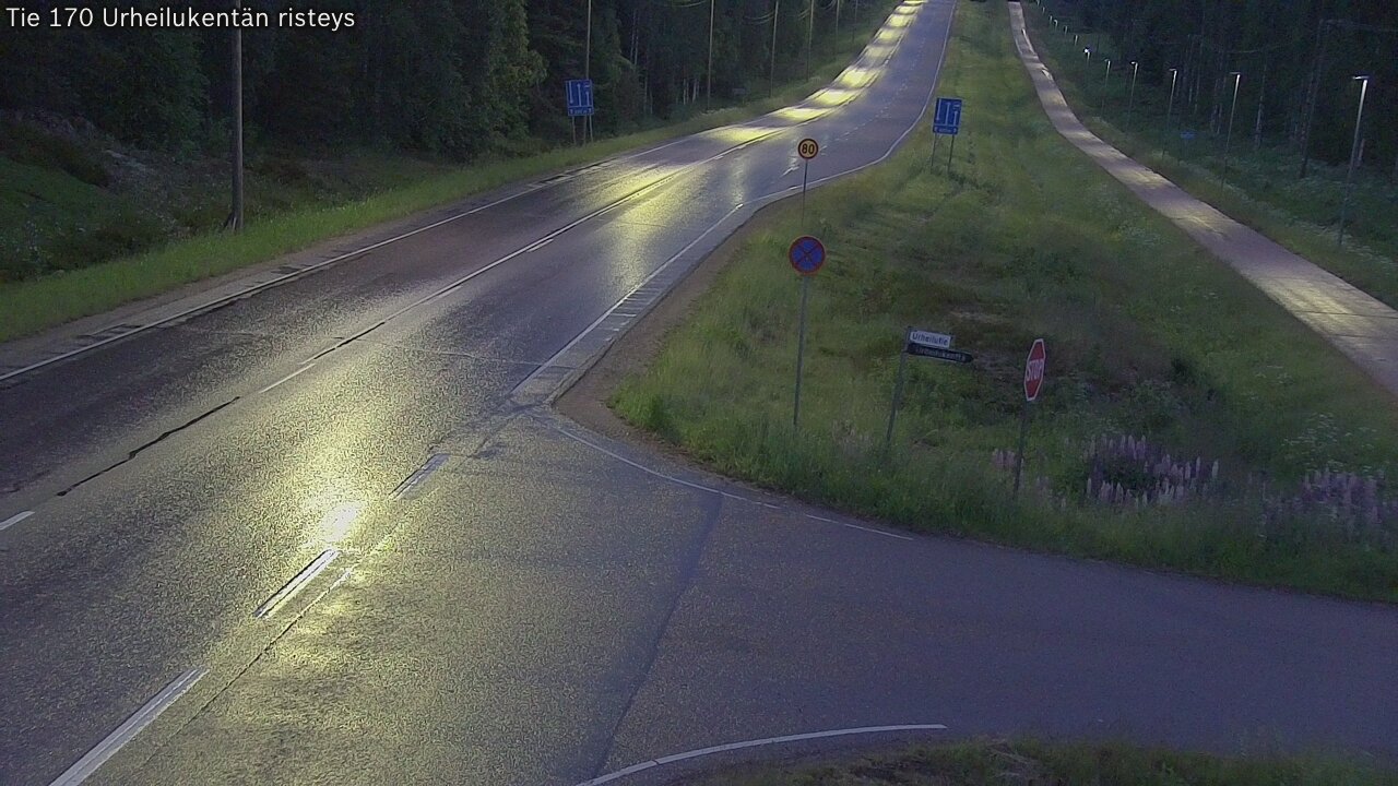 Kelikamerat Kuva Tie 170 Virolahti Urheilukentän risteys, Virolahti, Kymenlaakso