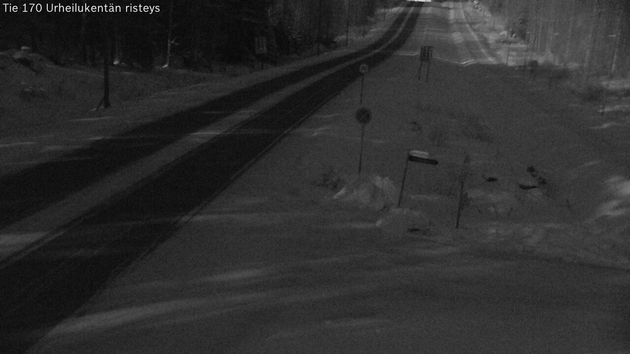 Kelikamerat Kuva Tie 170 Virolahti Urheilukentän risteys, Virolahti, Kymenlaakso