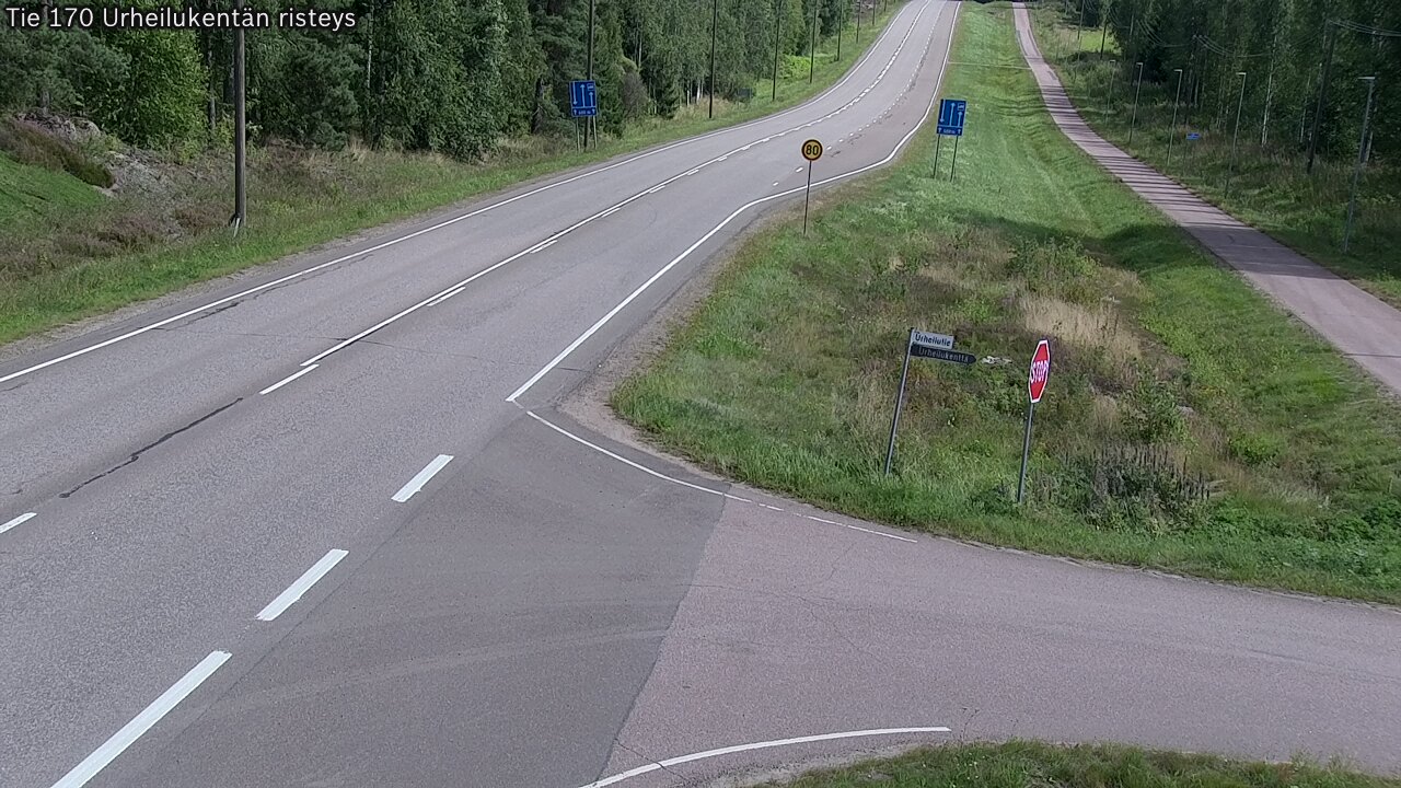 Kelikamerat Kuva Tie 170 Virolahti Urheilukentän risteys, Virolahti, Kymenlaakso
