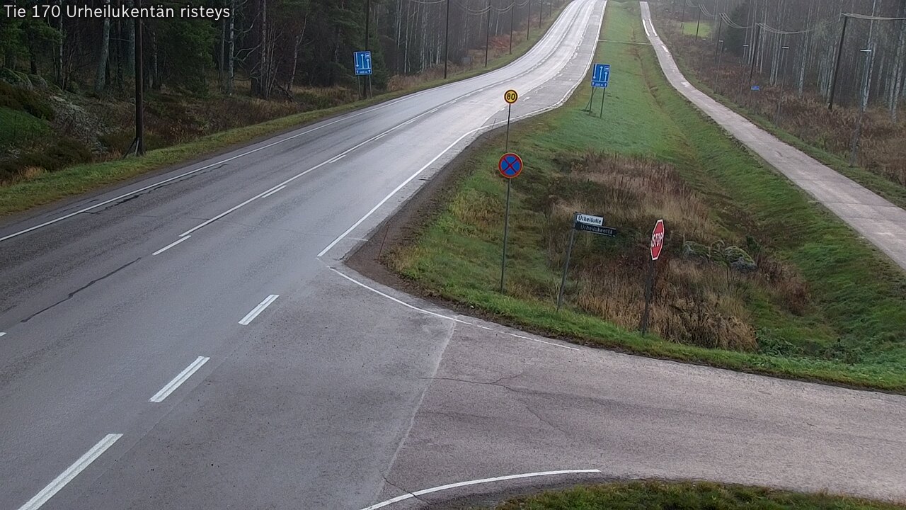 Kelikamerat Kuva Tie 170 Virolahti Urheilukentän risteys, Virolahti, Kymenlaakso