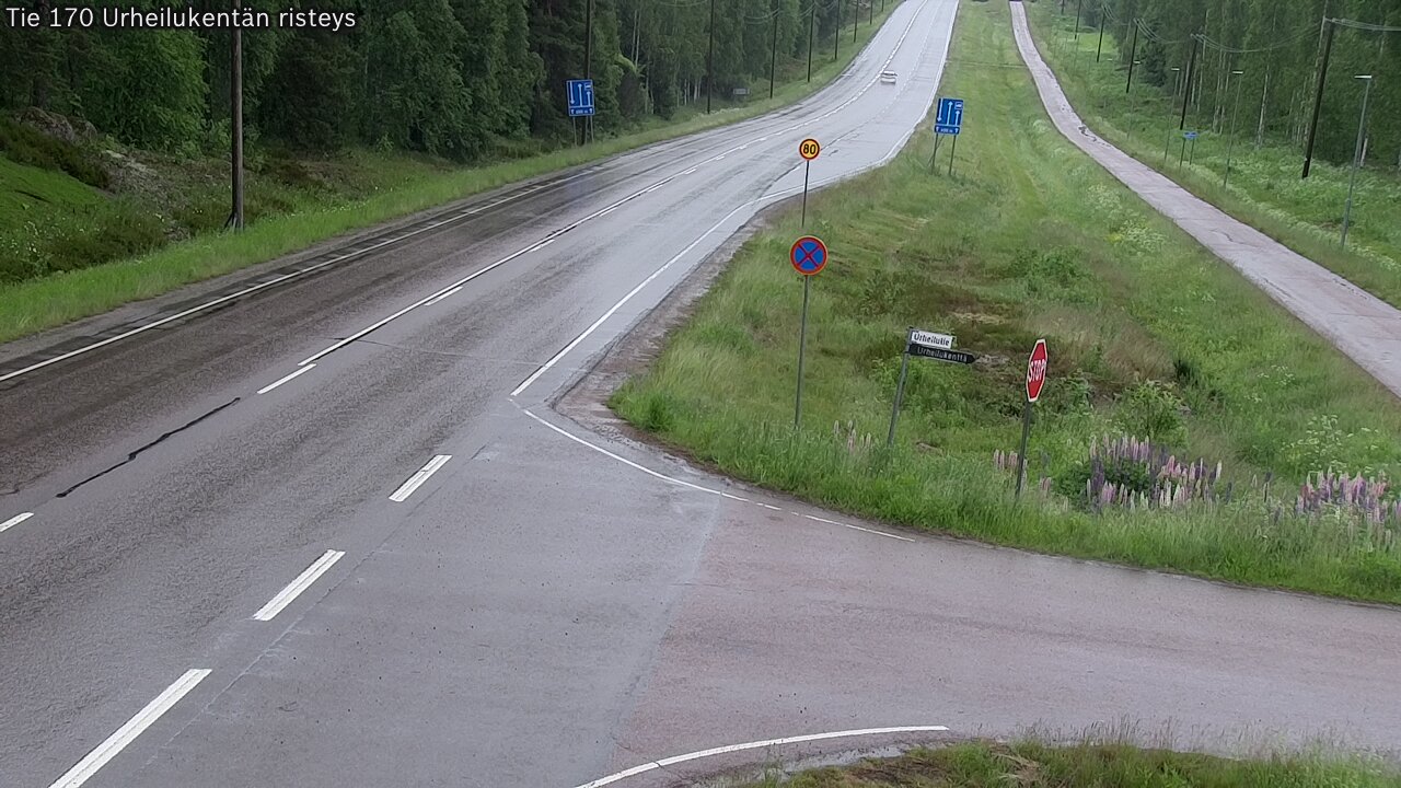 Kelikamerat Kuva Tie 170 Virolahti Urheilukentän risteys, Virolahti, Kymenlaakso