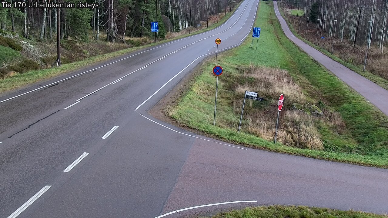 Kelikamerat Kuva Tie 170 Virolahti Urheilukentän risteys, Virolahti, Kymenlaakso