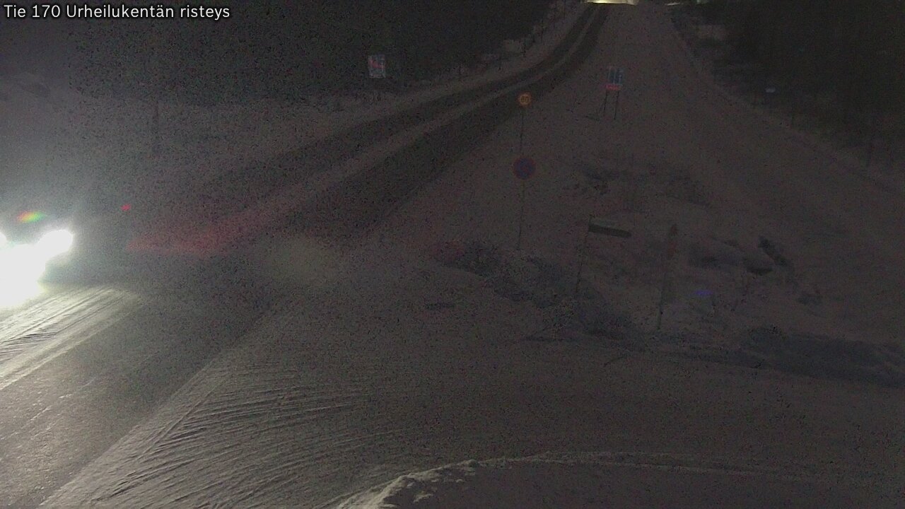 Weather Camera Image Road 170 Virolahti Sports field crossing, Virolahti, Kymenlaakso