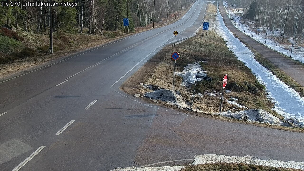 Kelikamerat Kuva Tie 170 Virolahti Urheilukentän risteys, Virolahti, Kymenlaakso