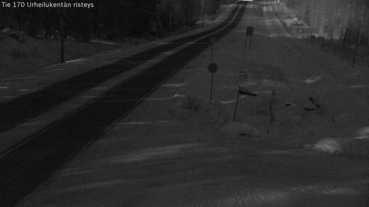 Kelikamerat Kuva Tie 170 Virolahti Urheilukentän risteys, Virolahti, Kymenlaakso