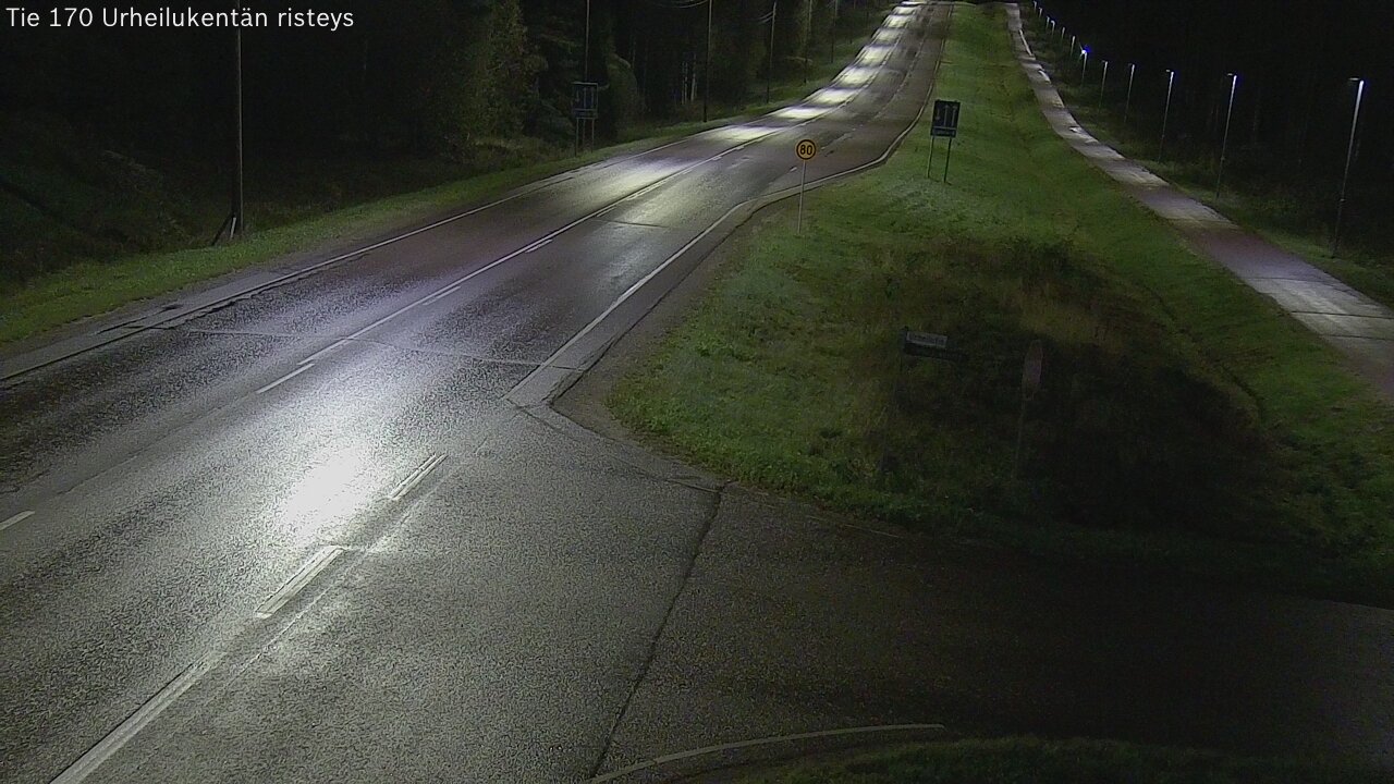 Kelikamerat Kuva Tie 170 Virolahti Urheilukentän risteys, Virolahti, Kymenlaakso