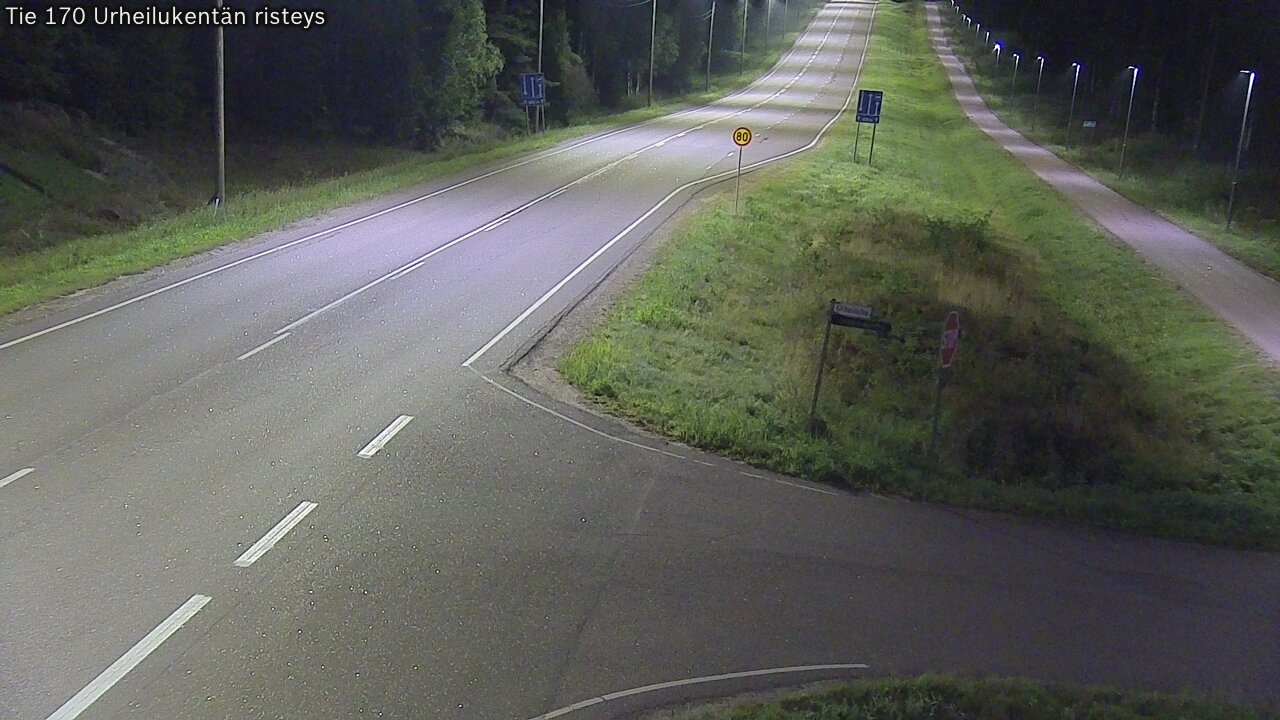 Kelikamerat Kuva Tie 170 Virolahti Urheilukentän risteys, Virolahti, Kymenlaakso