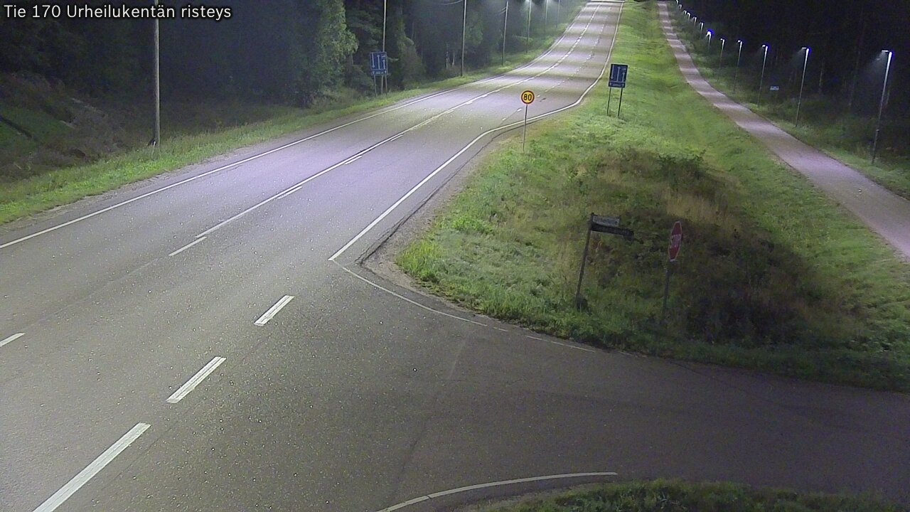 Kelikamerat Kuva Tie 170 Virolahti Urheilukentän risteys, Virolahti, Kymenlaakso