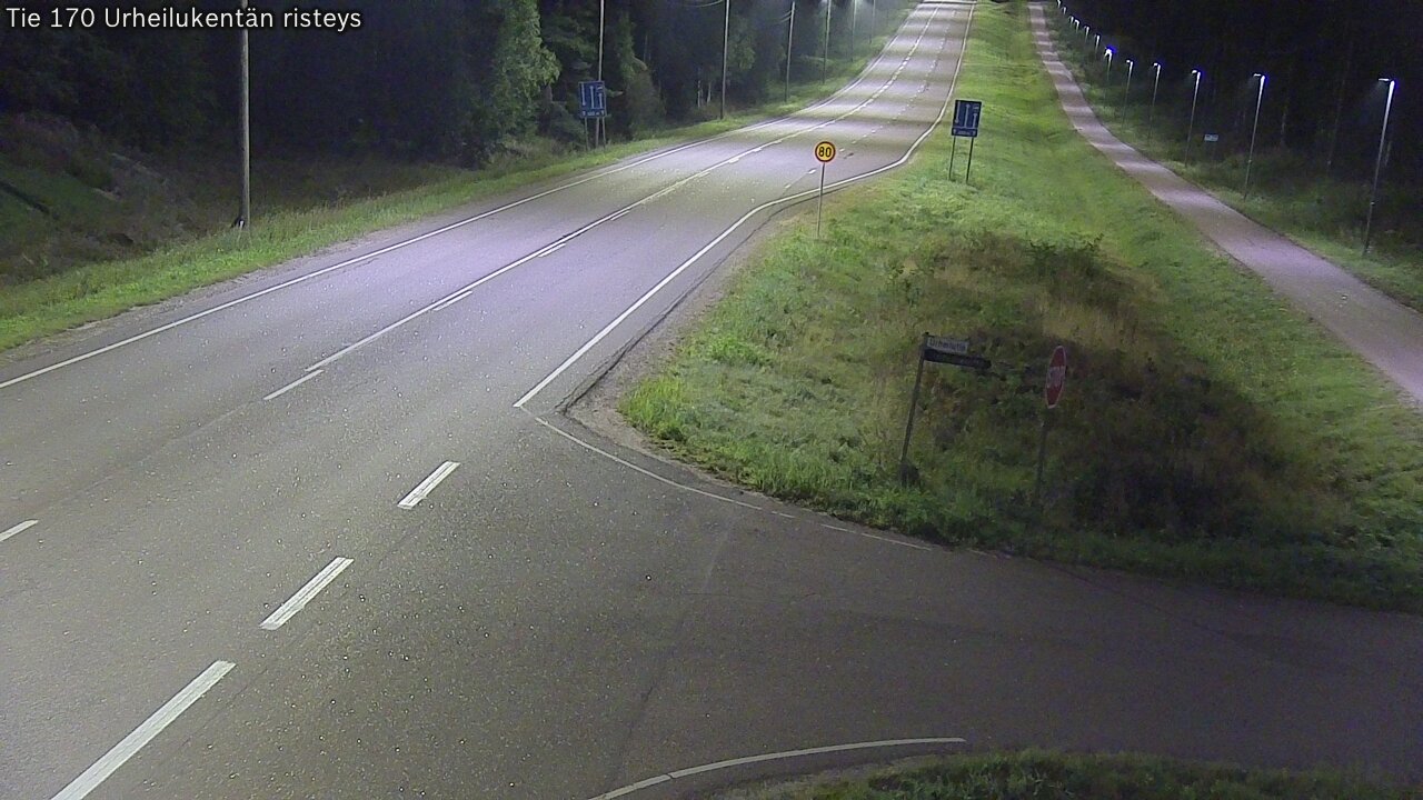 Kelikamerat Kuva Tie 170 Virolahti Urheilukentän risteys, Virolahti, Kymenlaakso