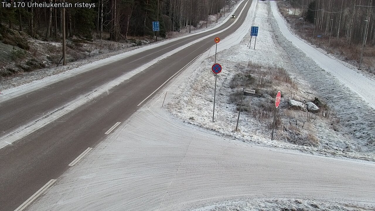 Kelikamerat Kuva Tie 170 Virolahti Urheilukentän risteys, Virolahti, Kymenlaakso