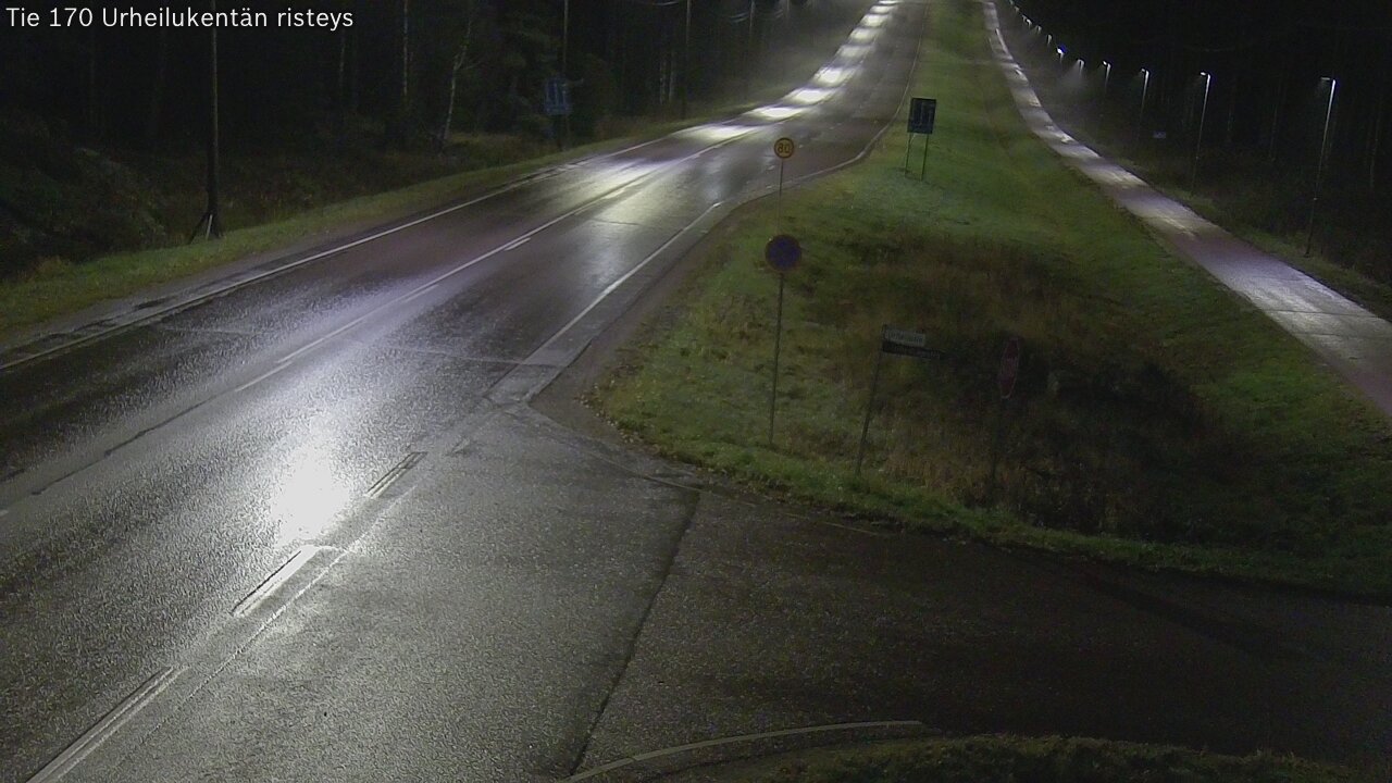 Kelikamerat Kuva Tie 170 Virolahti Urheilukentän risteys, Virolahti, Kymenlaakso