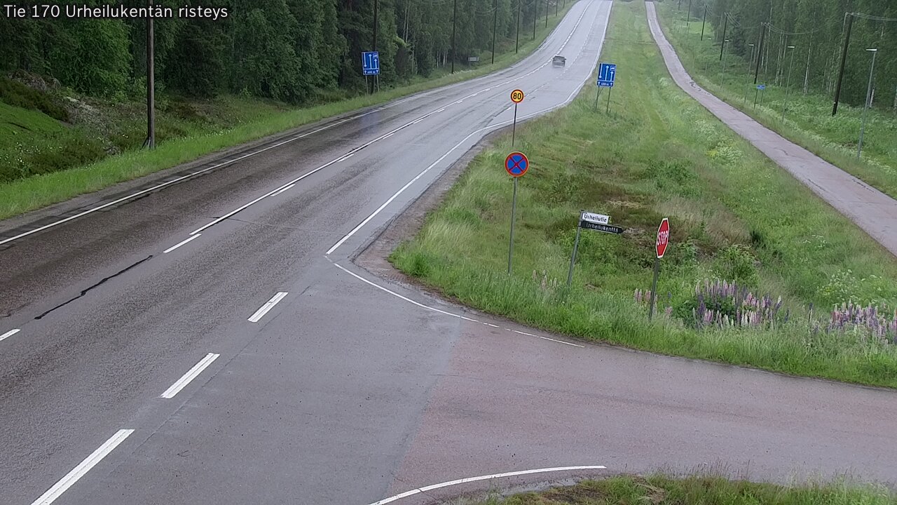 Kelikamerat Kuva Tie 170 Virolahti Urheilukentän risteys, Virolahti, Kymenlaakso