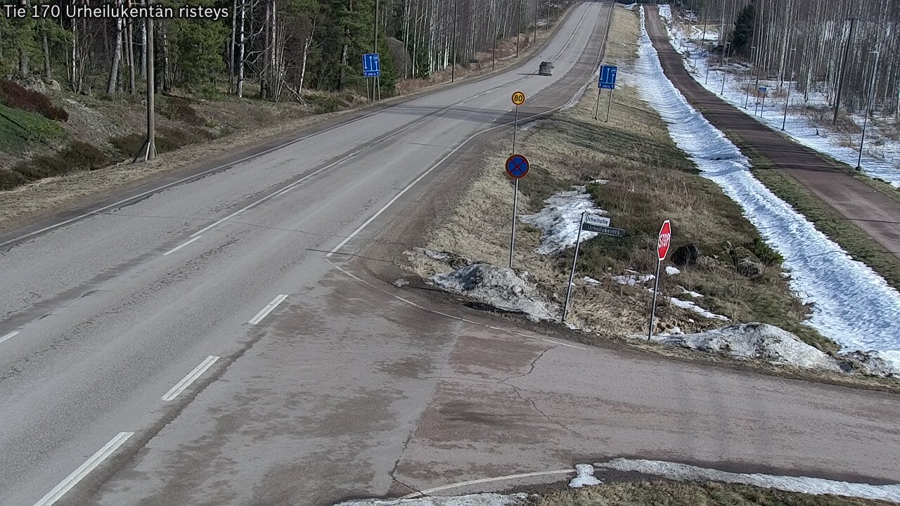 Kelikamerat Kuva Tie 170 Virolahti Urheilukentän risteys, Virolahti, Kymenlaakso