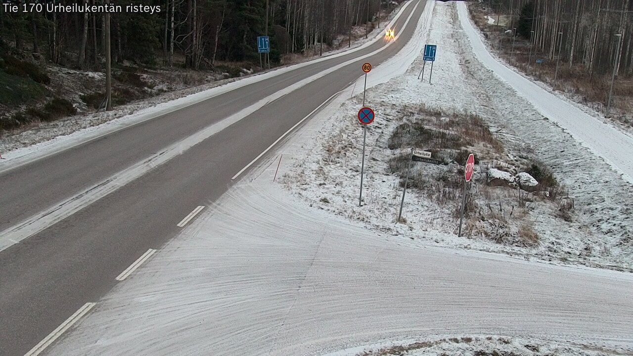Kelikamerat Kuva Tie 170 Virolahti Urheilukentän risteys, Virolahti, Kymenlaakso