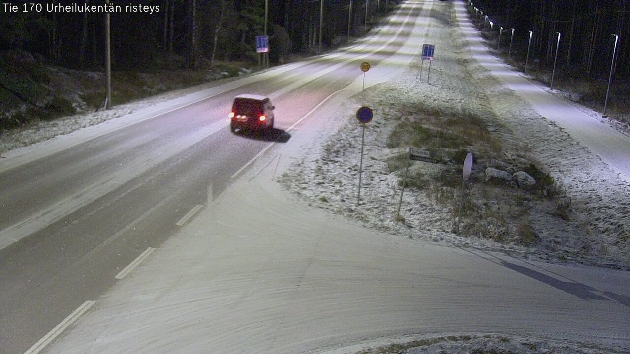 Kelikamerat Kuva Tie 170 Virolahti Urheilukentän risteys, Virolahti, Kymenlaakso