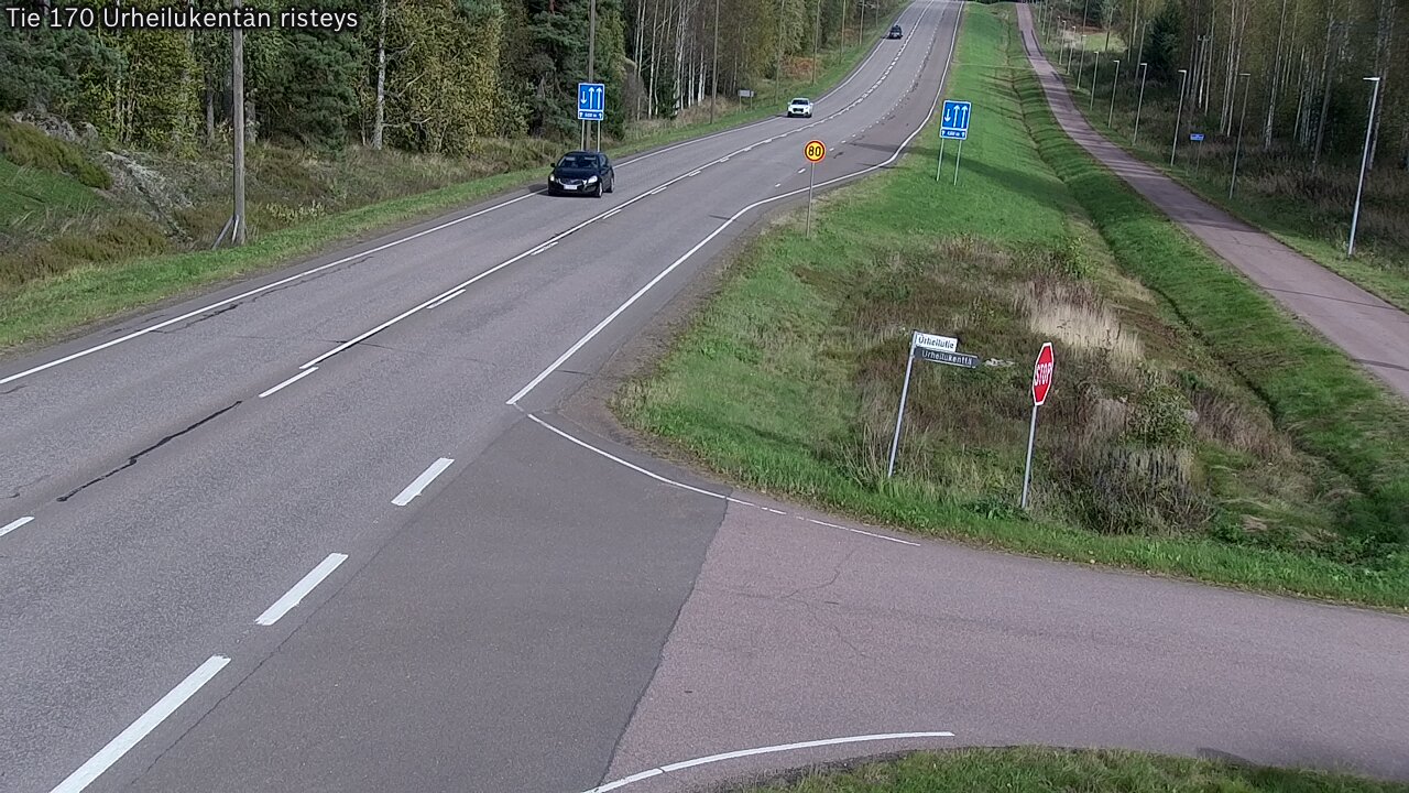 Kelikamerat Kuva Tie 170 Virolahti Urheilukentän risteys, Virolahti, Kymenlaakso