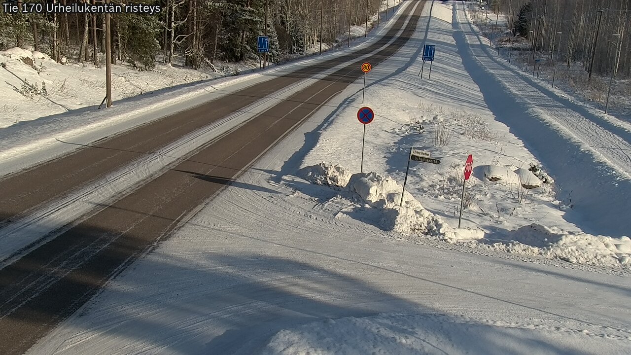 Kelikamerat Kuva Tie 170 Virolahti Urheilukentän risteys, Virolahti, Kymenlaakso