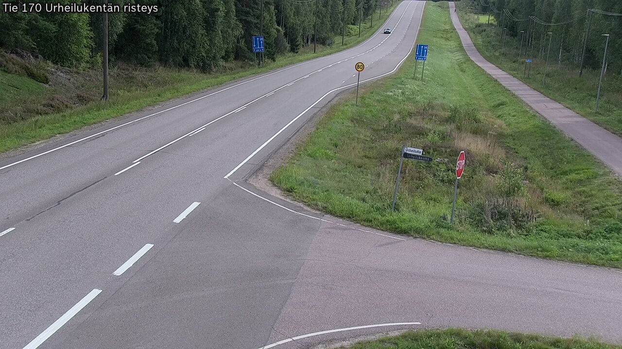 Kelikamerat Kuva Tie 170 Virolahti Urheilukentän risteys, Virolahti, Kymenlaakso