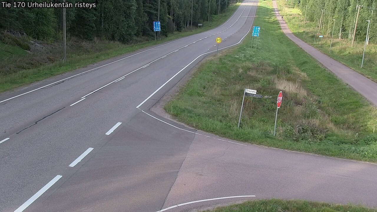 Kelikamerat Kuva Tie 170 Virolahti Urheilukentän risteys, Virolahti, Kymenlaakso