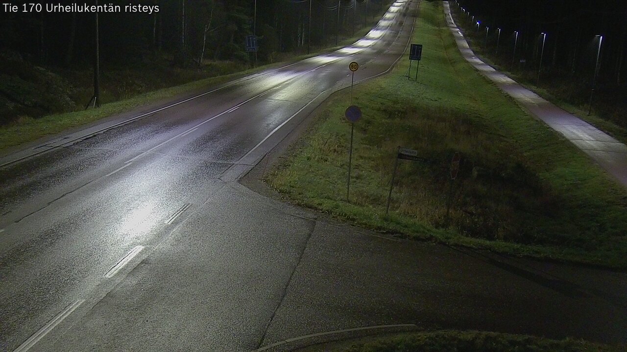 Kelikamerat Kuva Tie 170 Virolahti Urheilukentän risteys, Virolahti, Kymenlaakso