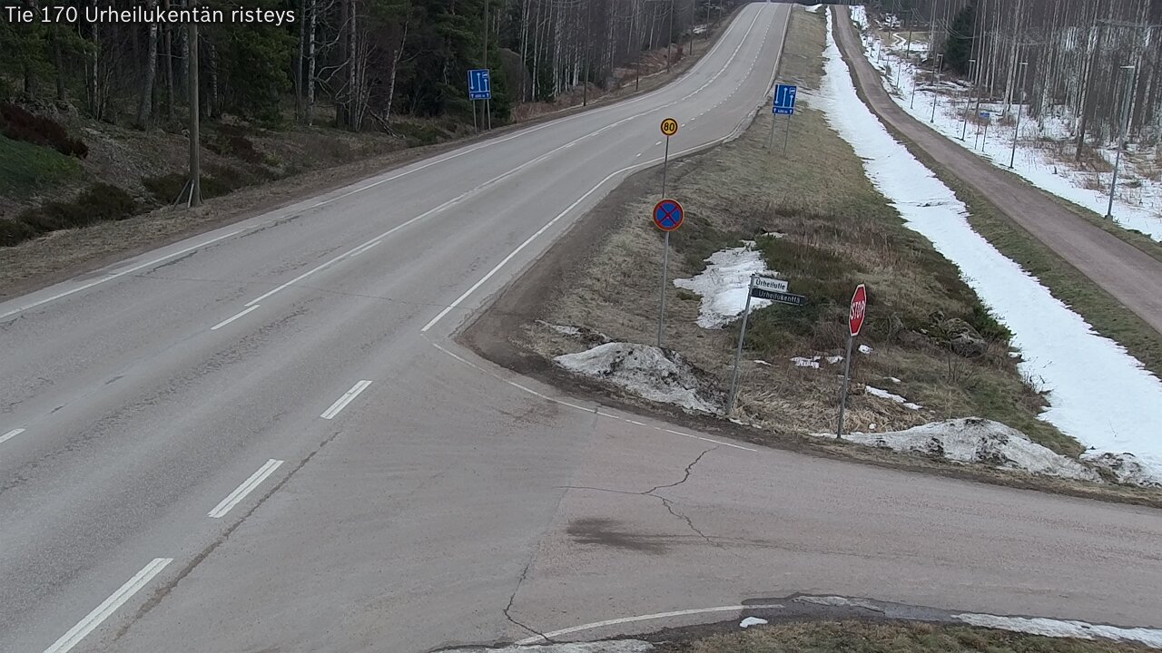 Weather Camera Image Road 170 Virolahti Sports field crossing, Virolahti, Kymenlaakso