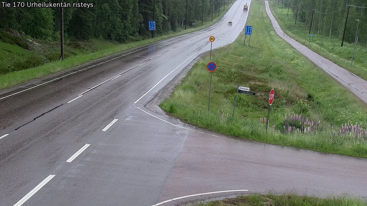 Kelikamerat Kuva Tie 170 Virolahti Urheilukentän risteys, Virolahti, Kymenlaakso