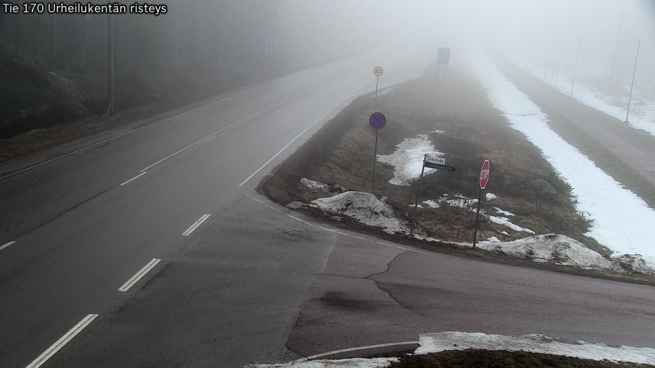 Kelikamerat Kuva Tie 170 Virolahti Urheilukentän risteys, Virolahti, Kymenlaakso