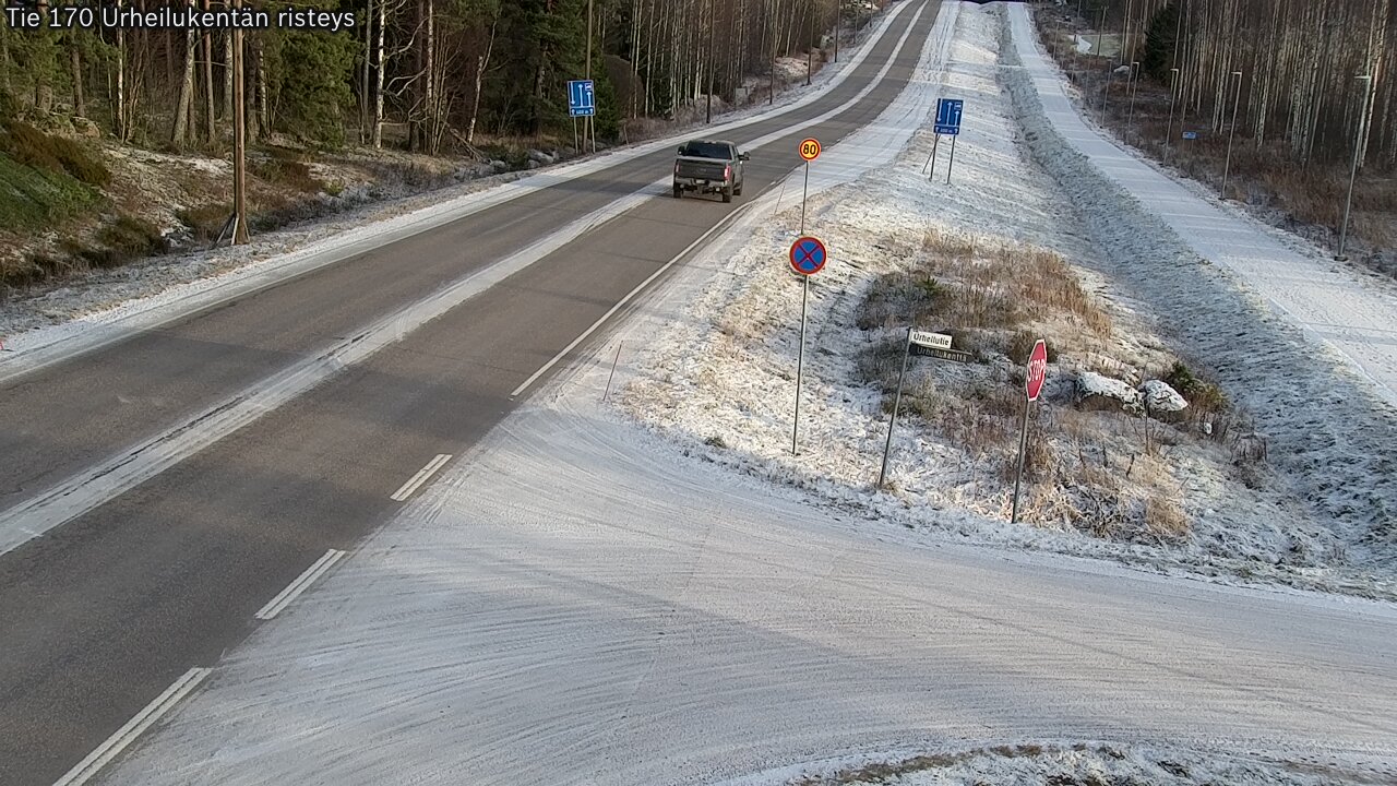 Kelikamerat Kuva Tie 170 Virolahti Urheilukentän risteys, Virolahti, Kymenlaakso