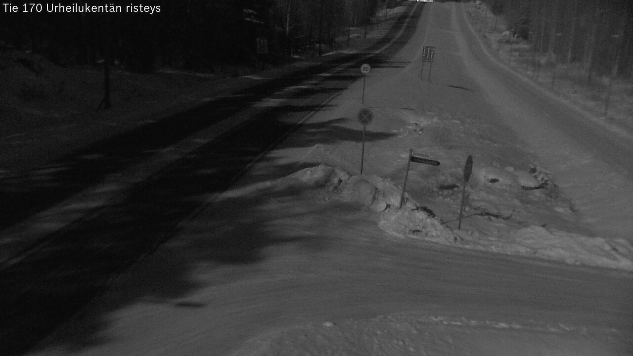 Kelikamerat Kuva Tie 170 Virolahti Urheilukentän risteys, Virolahti, Kymenlaakso