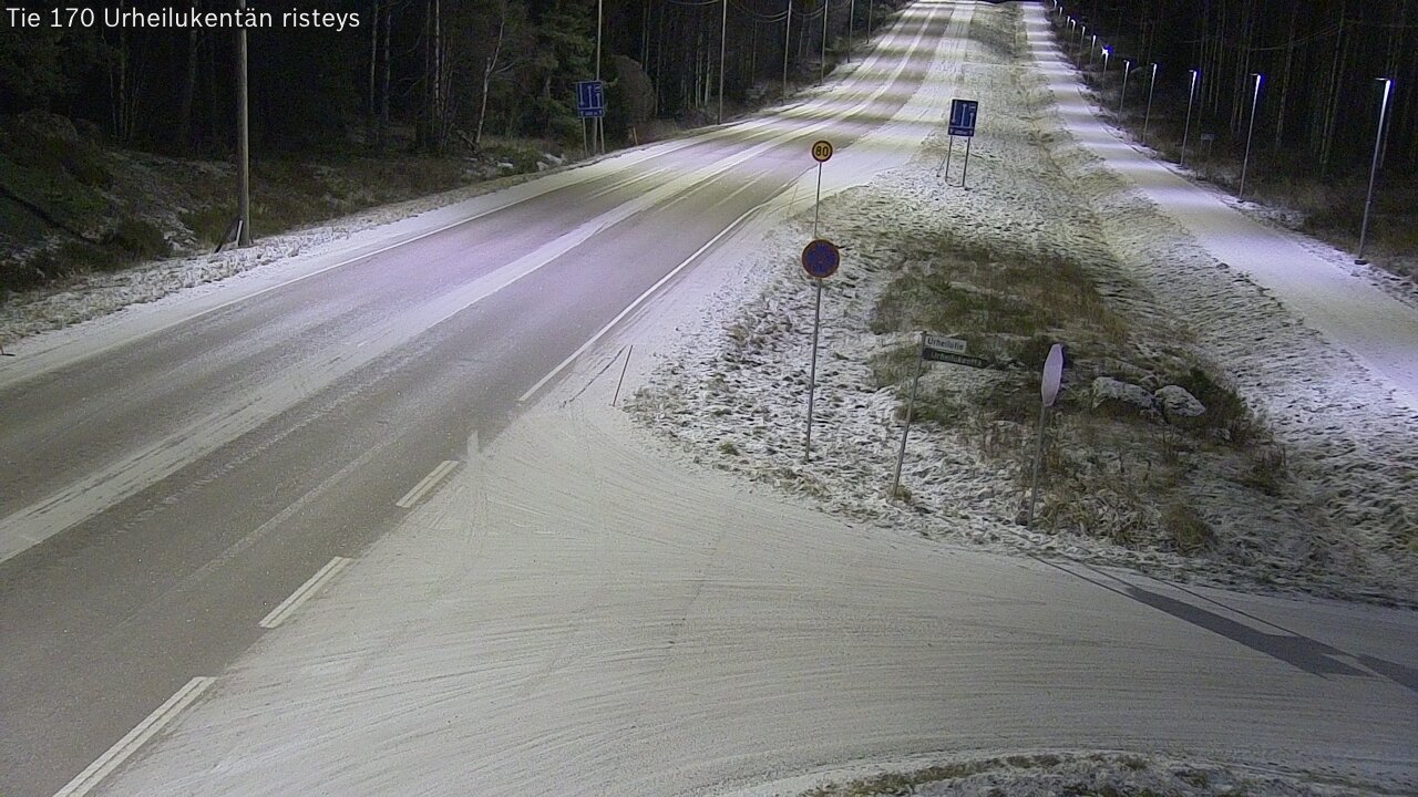 Kelikamerat Kuva Tie 170 Virolahti Urheilukentän risteys, Virolahti, Kymenlaakso