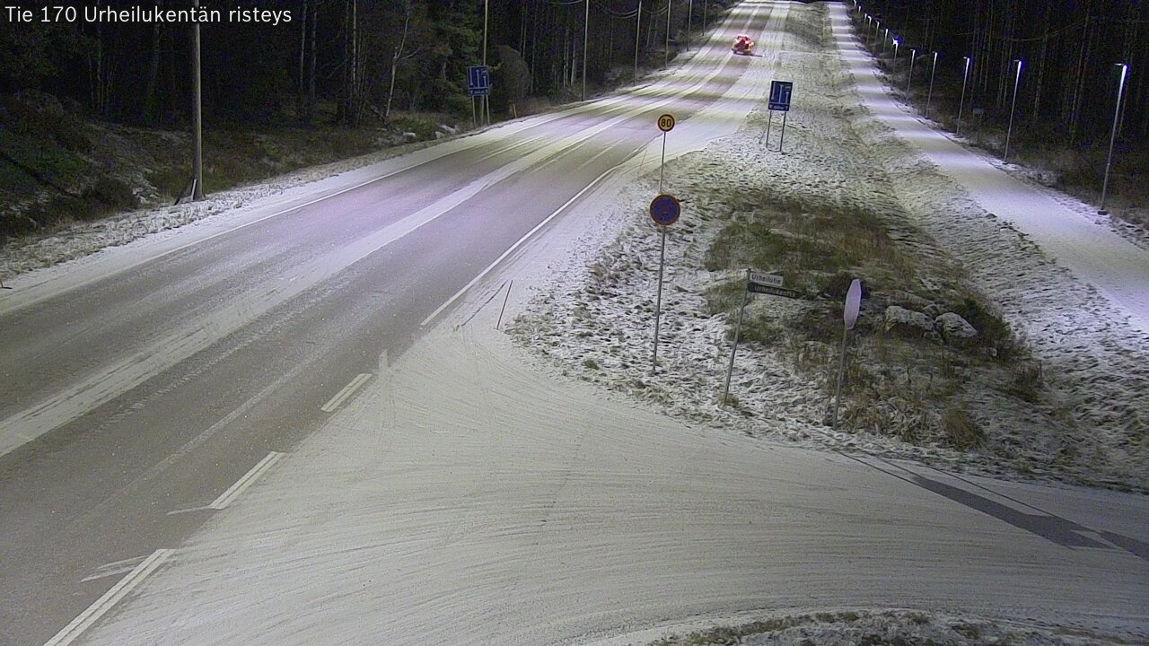 Kelikamerat Kuva Tie 170 Virolahti Urheilukentän risteys, Virolahti, Kymenlaakso