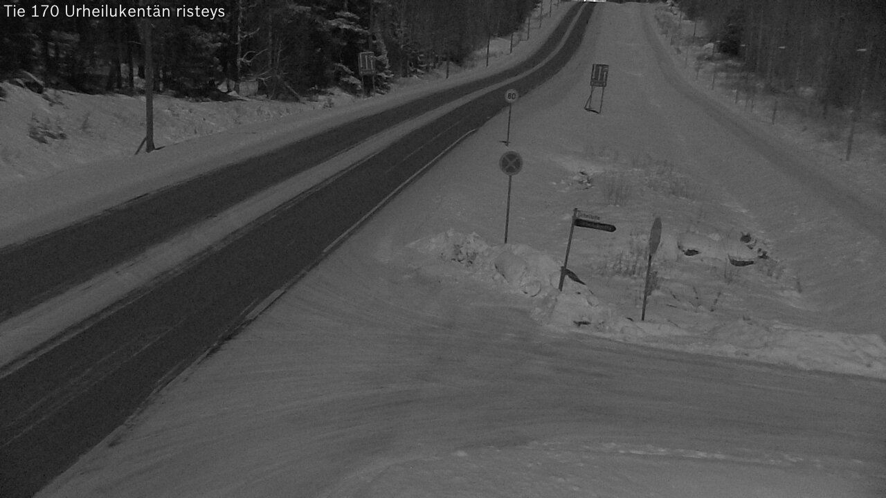 Kelikamerat Kuva Tie 170 Virolahti Urheilukentän risteys, Virolahti, Kymenlaakso